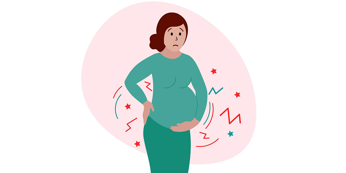 درد شکمی و زیر شکمی در دوران بارداری