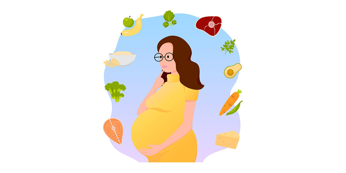 رژیم غذایی برای کاهش افسردگی در دوران بارداری