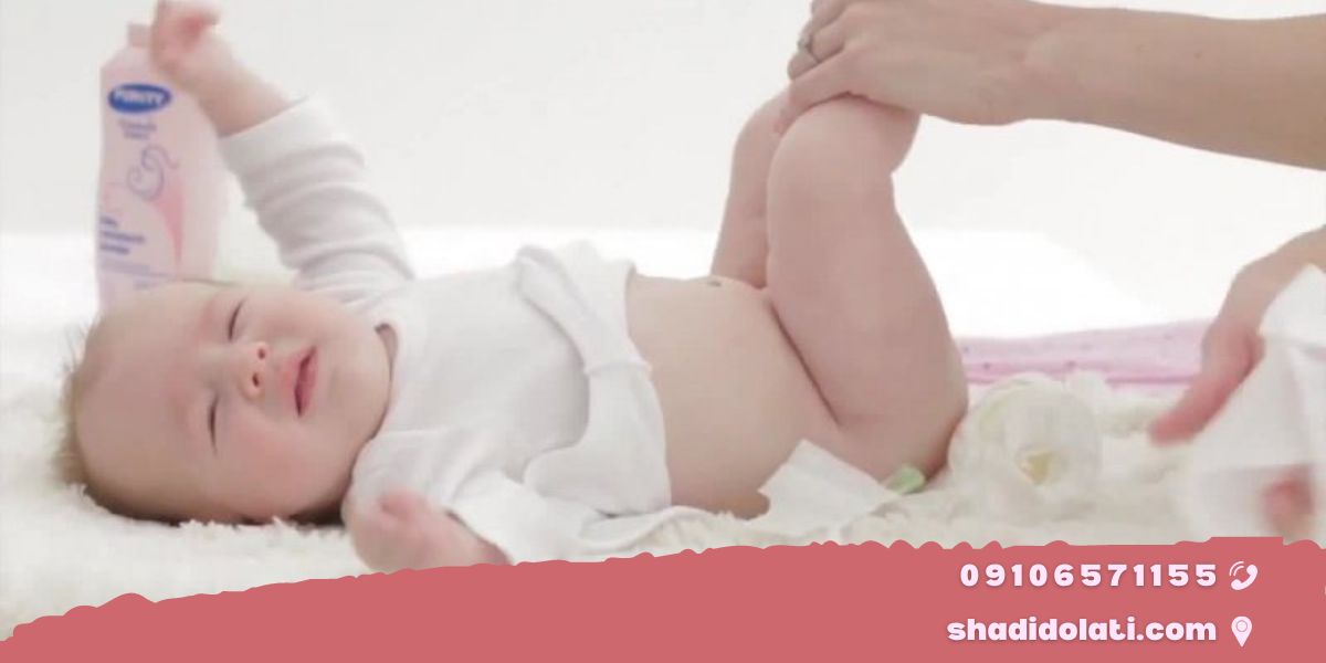 علت سوختگی پای نوزاد